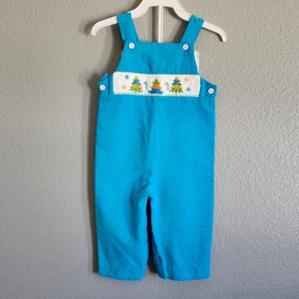 Collection Bebe Infant Christmas Overalls 12 Months